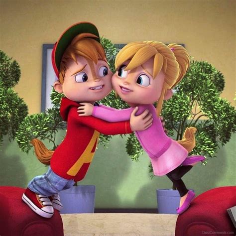 alvin and girlfriend|Alvin And The Chipmunks Girlfriends GIFs